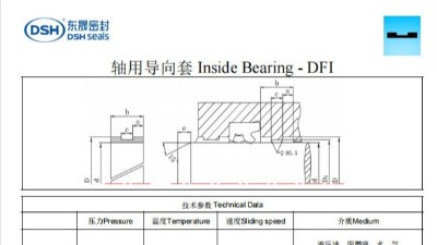 新版轴用导向套DFI规格尺寸表
