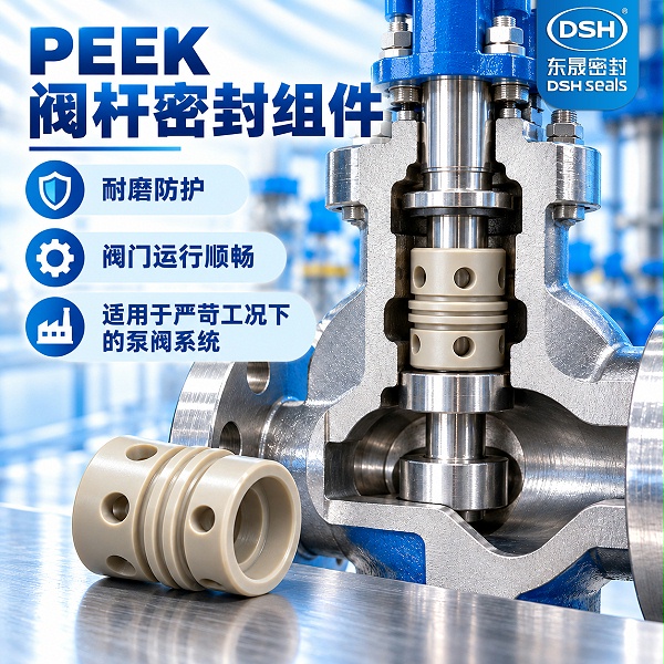 PEEK 泵阀密封组件_密封件_耐高温定制