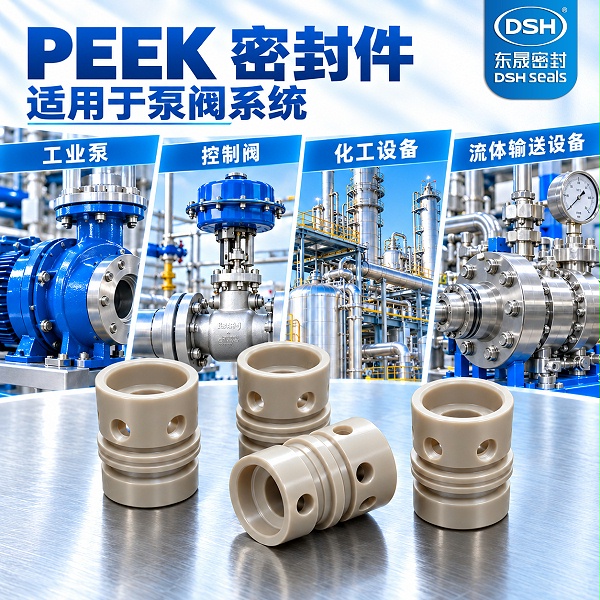 PEEK 泵阀密封组件_密封件_耐高温定制