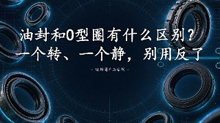 油封和 O 型圈有什么区别？一个转、一个静，别用反了