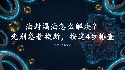 油封漏油怎么解决？先别急着换新，按这 4 步排查