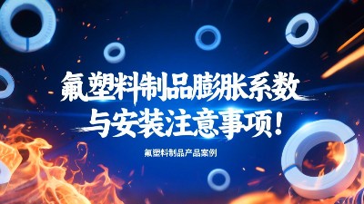 氟塑料制品膨胀系数与安装注意事项！