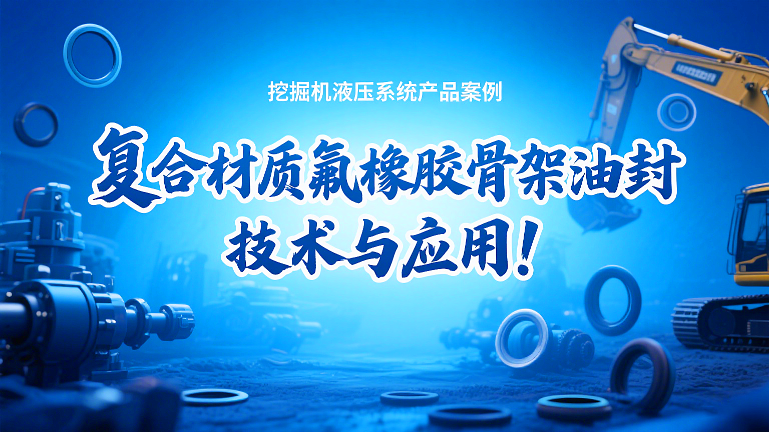 挖掘机液压系统丨复合材质<i style='color:red'>氟橡胶骨架油封</i>的技术与应用！