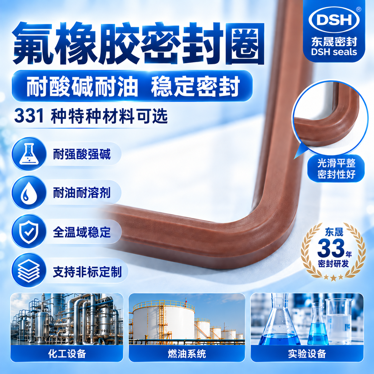 真空炉氟橡胶密封圈